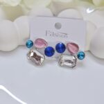 Silver Plated Premium Crystal Studs
