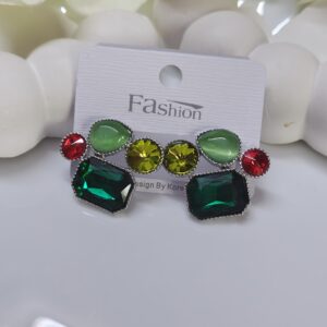 Silver Plated Premium Crystal Studs