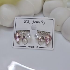 Trendy Korean Earring_Pink