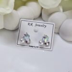 Trendy Crystal Korean Studs_Multi