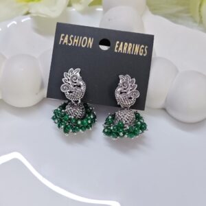 Peacock jhumka