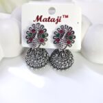 Antique peacock jhumka