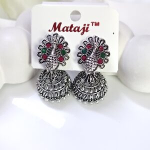 Antique peacock jhumka