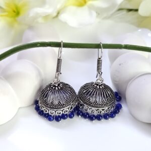 Oxidised Jhumka _ Medium to Big
